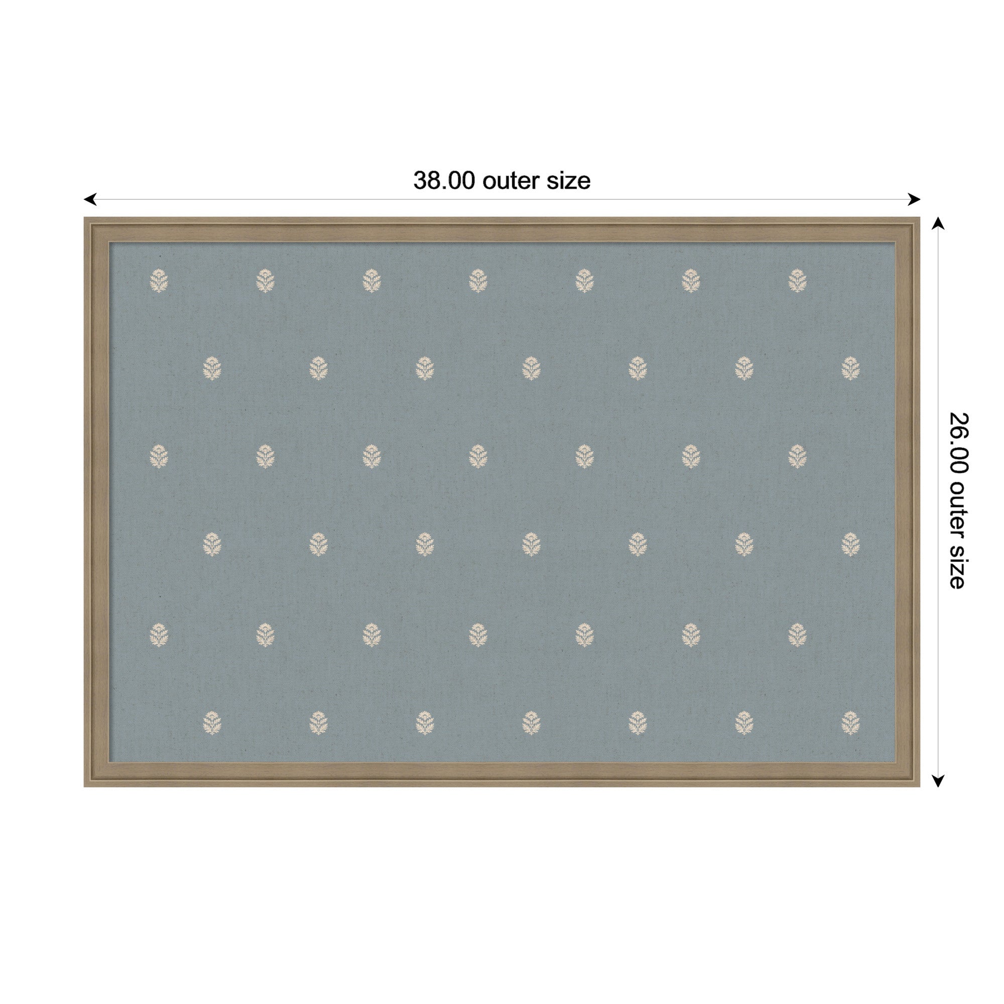 Magnetic Canvas 38x26 Florence Light Brown 2