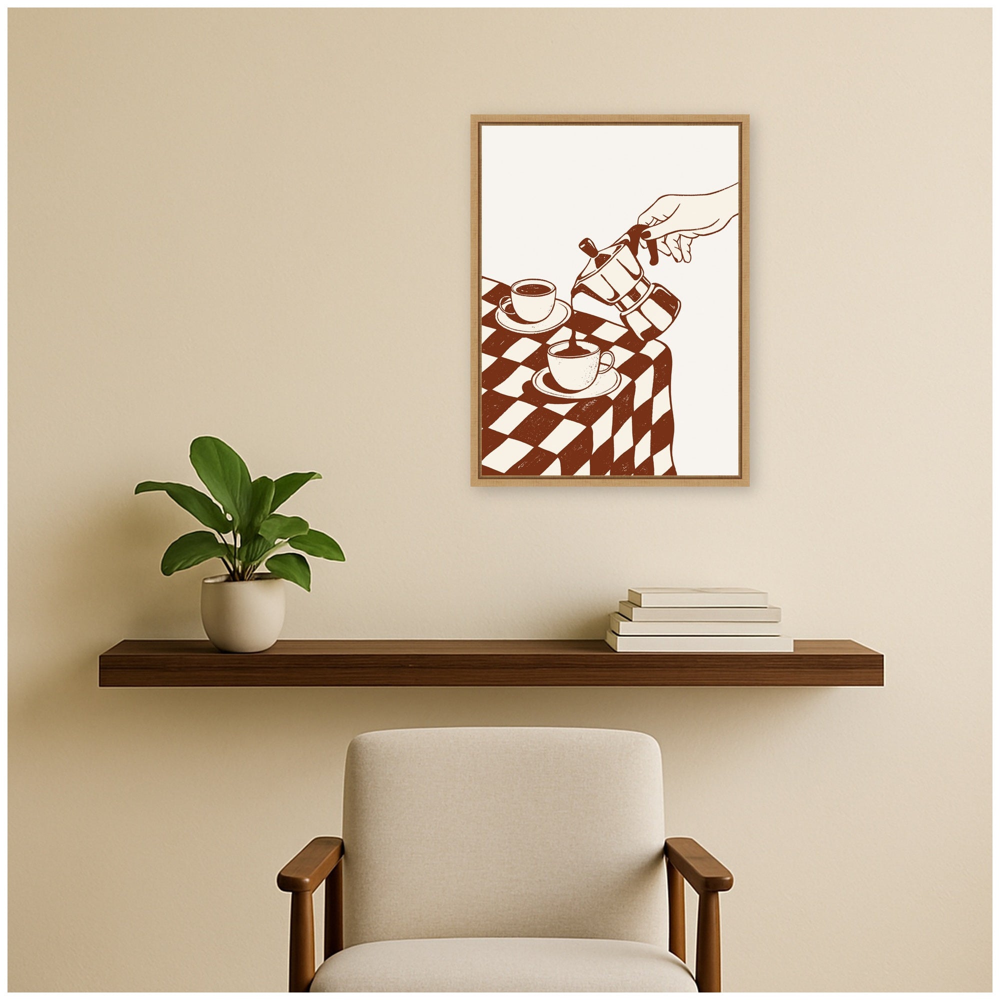 Framed Canvas 18x24 Sylvie Natural 7