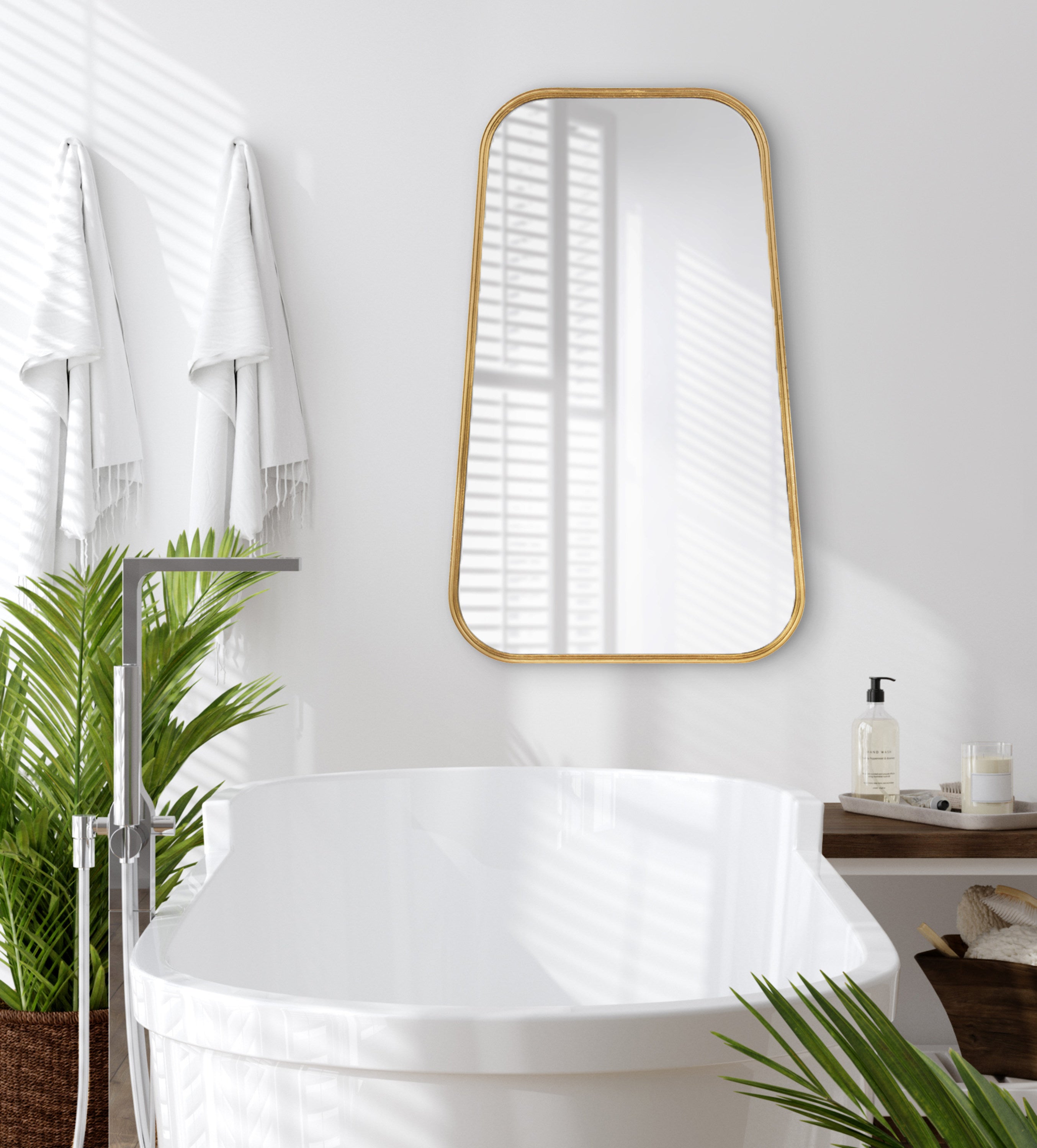Irregular Mirror Gold 20x32 7