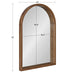 Arch Mirror Rustic Brown 20x30 5