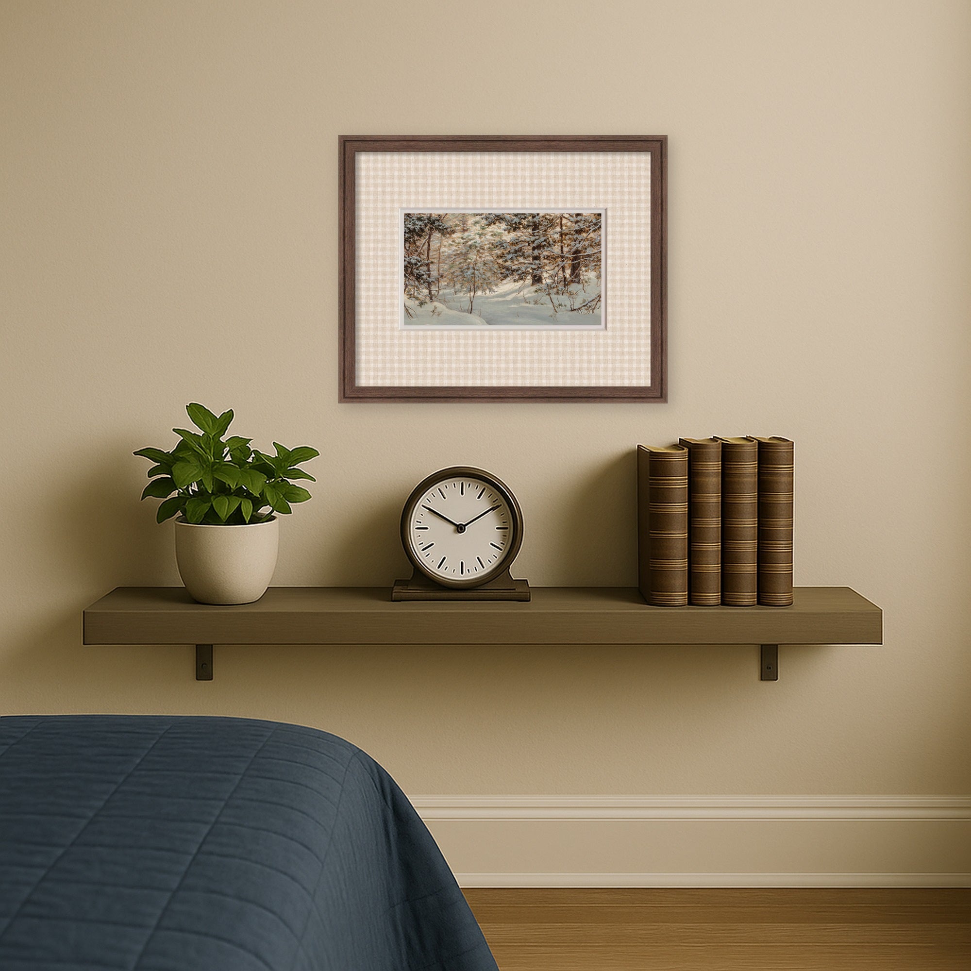 Framed Art Florence Medium Brown 22x18 5