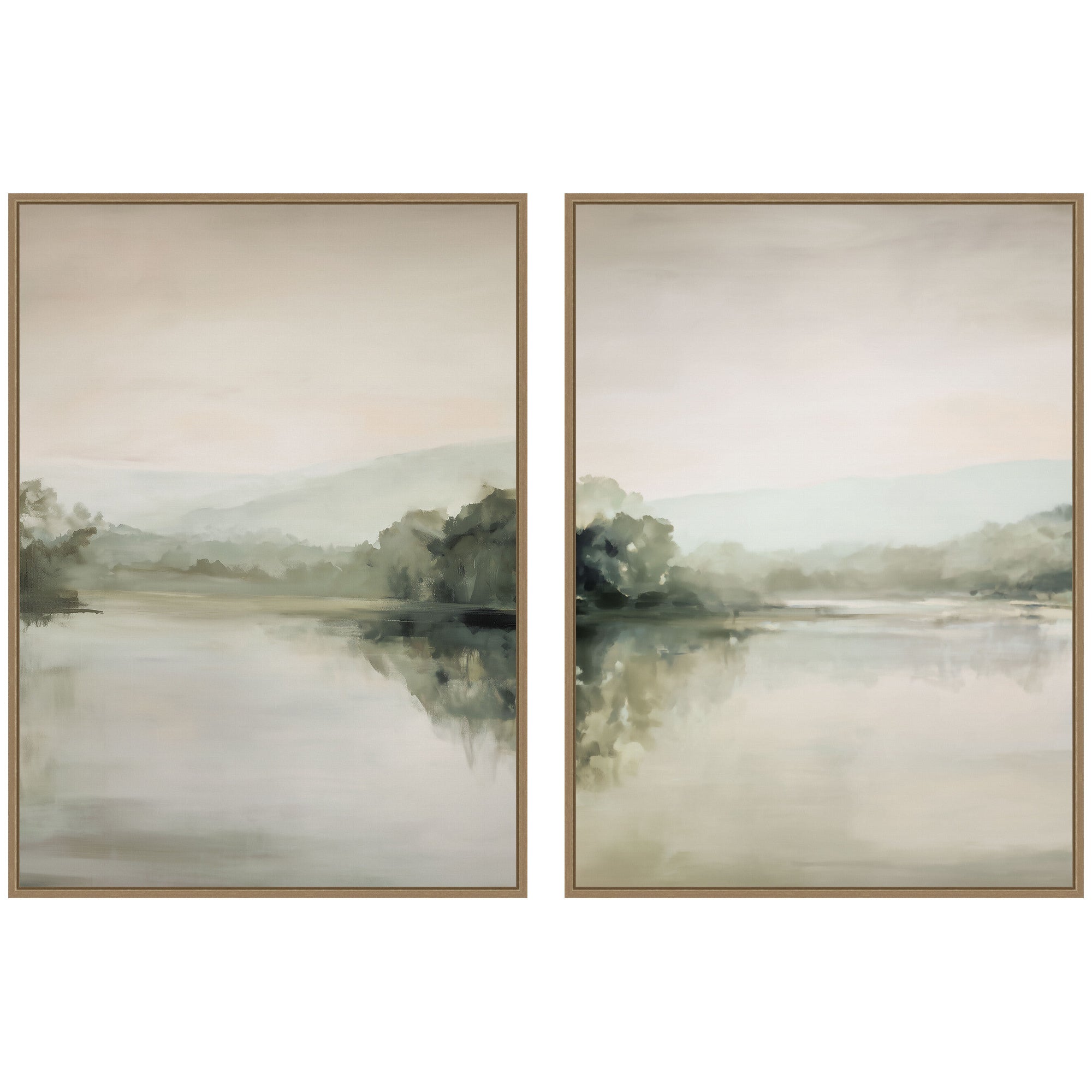 Art Set 2 Piece Set 28x38 Sylvie Dark Gold 1