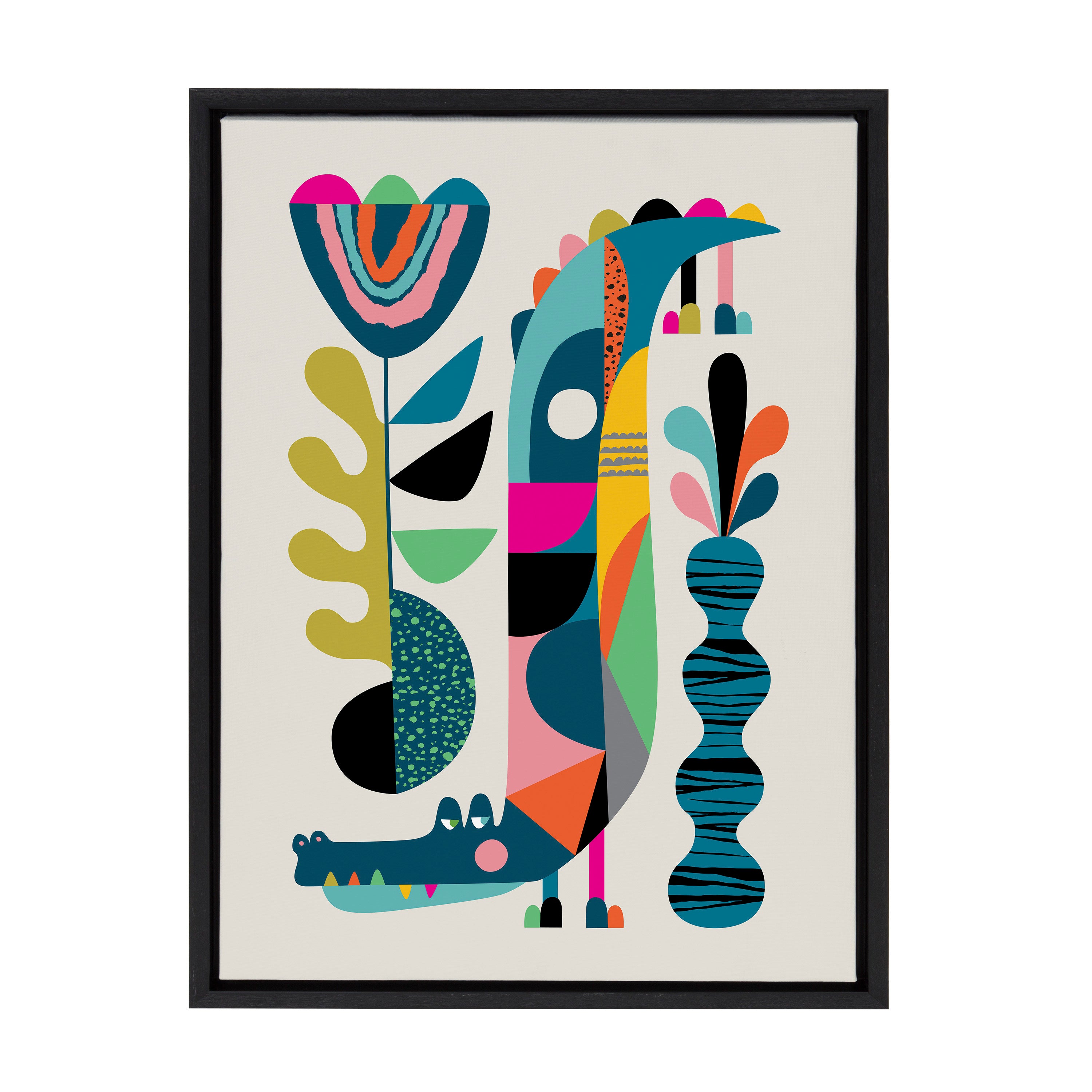 Framed Canvas Sylvie Black 18x24 1