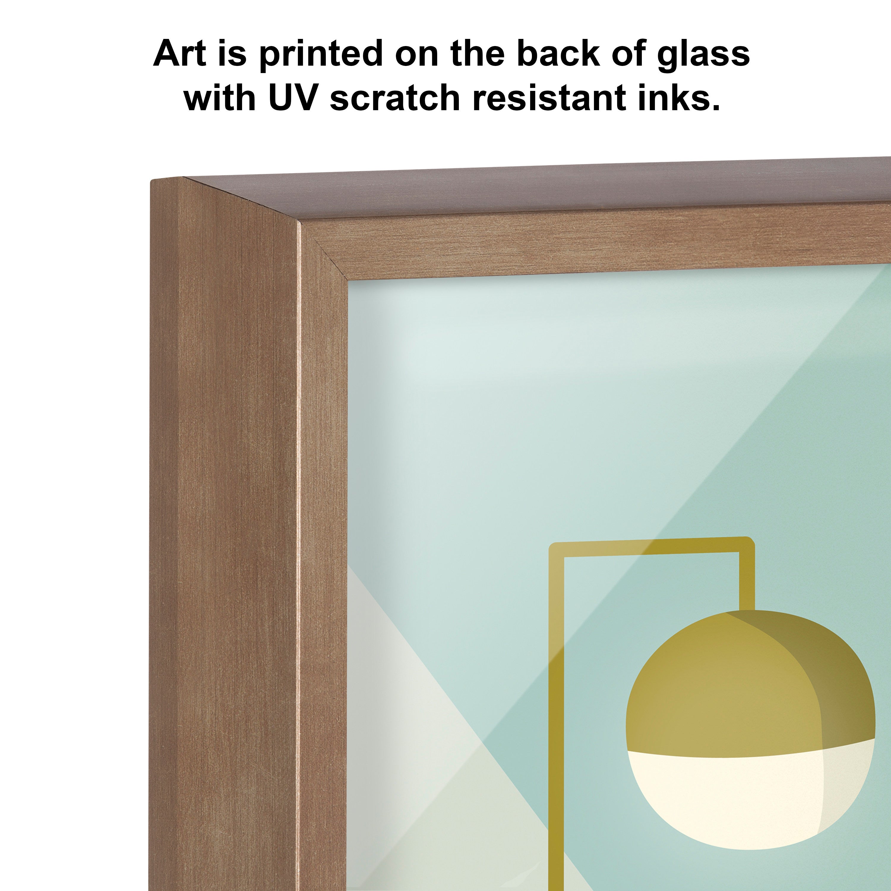 Blake Time to Relax Framed Printed Glass by Rachel Lee of My Dream Wall