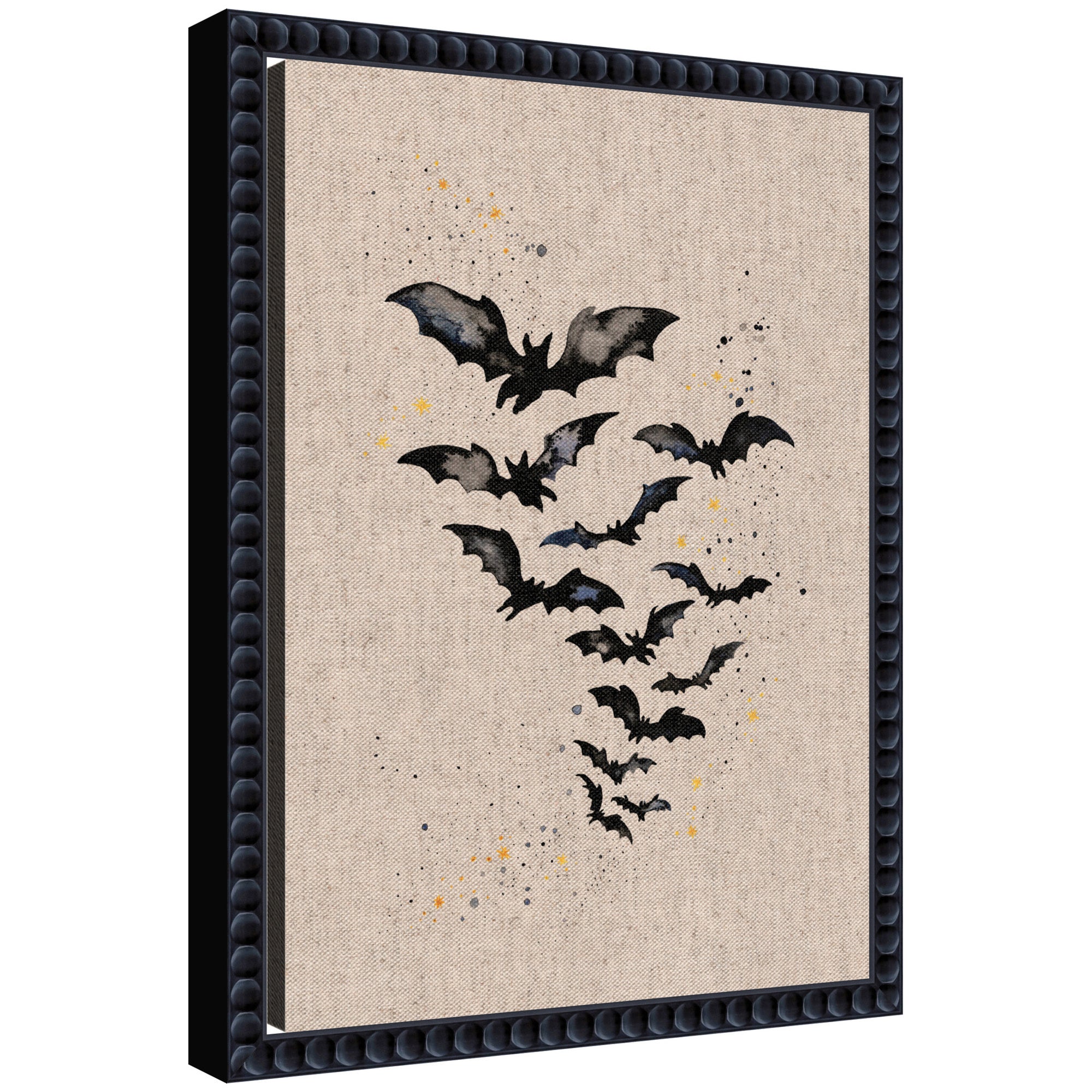 Framed Canvas 10x13 Sylvie Beaded Black 1