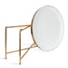 Coffee Table White Gold 28.25x28.25x19 4