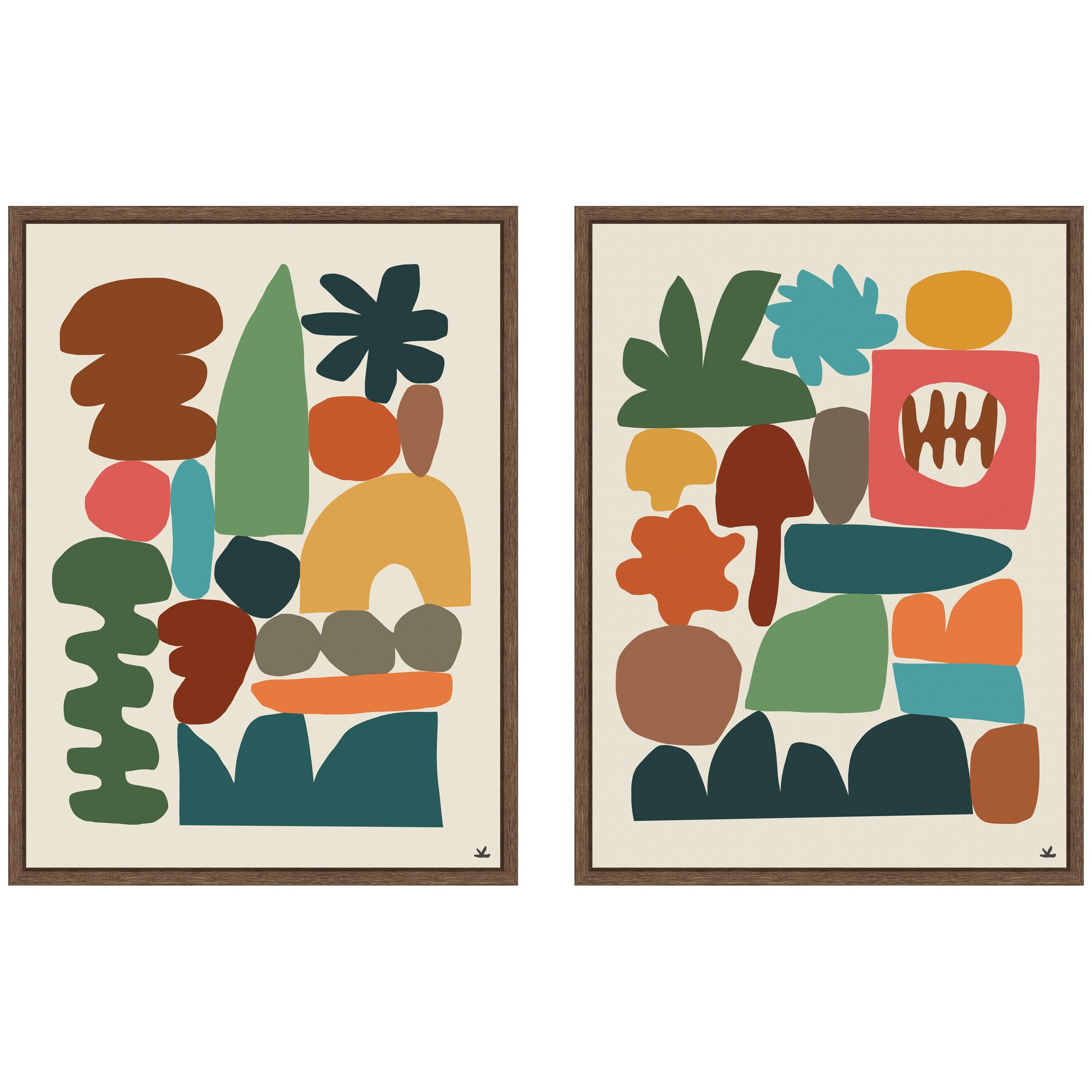 Night Chords 2 Piece Framed Canvas Wall Art Set by Kelly Knaga