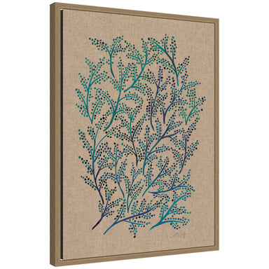 Framed Canvas Sylvie Dark Gold 18x24 1