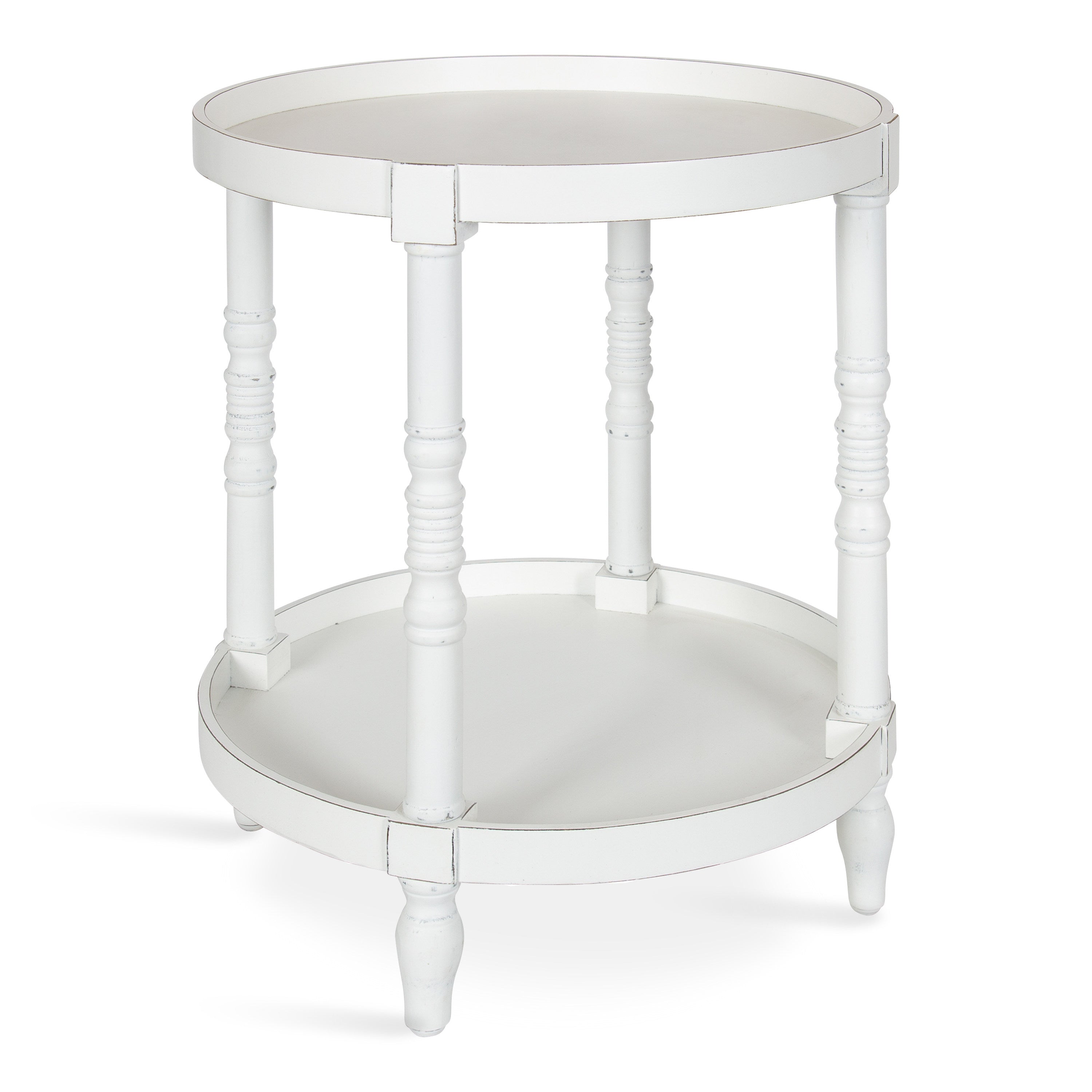 Side Table White 20x20x24 1