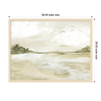 Mounted Canvas 38x29 Woodgrain Stripe Blonde 2