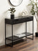 Console Table Black 36x13x31 7