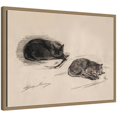 Framed Canvas 24x18 Sylvie Dark Gold 1