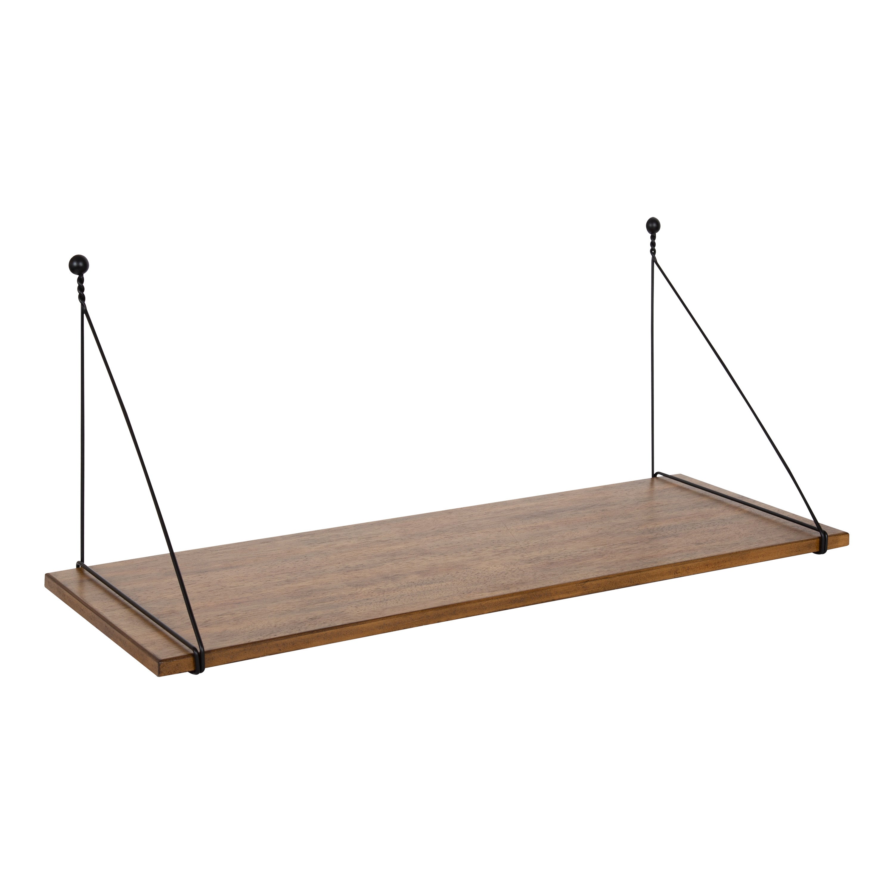 Wall Mounted Desk Rustic Brown 38x14x16 1