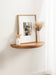 Floating Console Table Natural 28x3x14 7