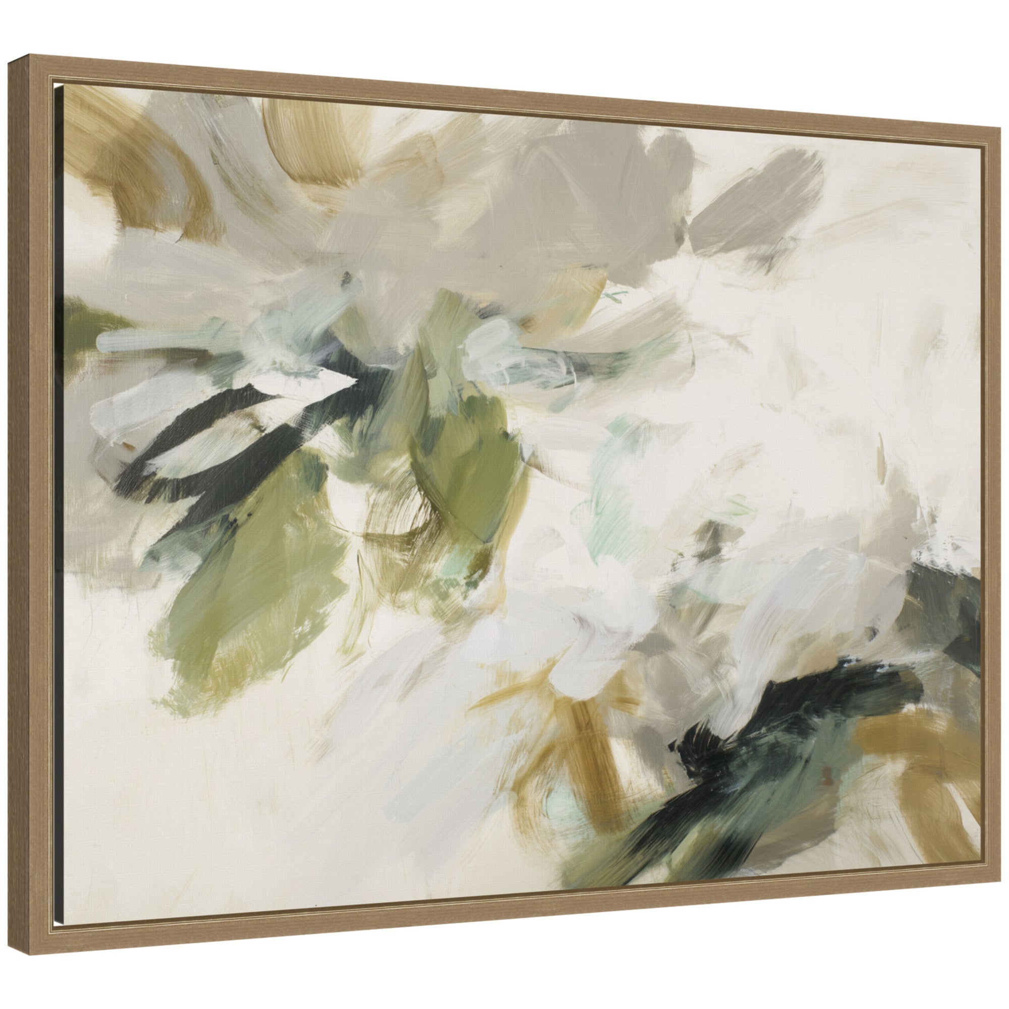 Framed Canvas Sylvie Dark Gold 24x18 1