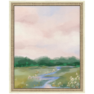 Mounted Canvas 18x22 Castellan Distressed White 1