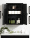 Cabinet Black 22x7x28 8