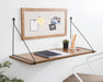 Wall Mounted Desk Rustic Brown 38x14x16 6
