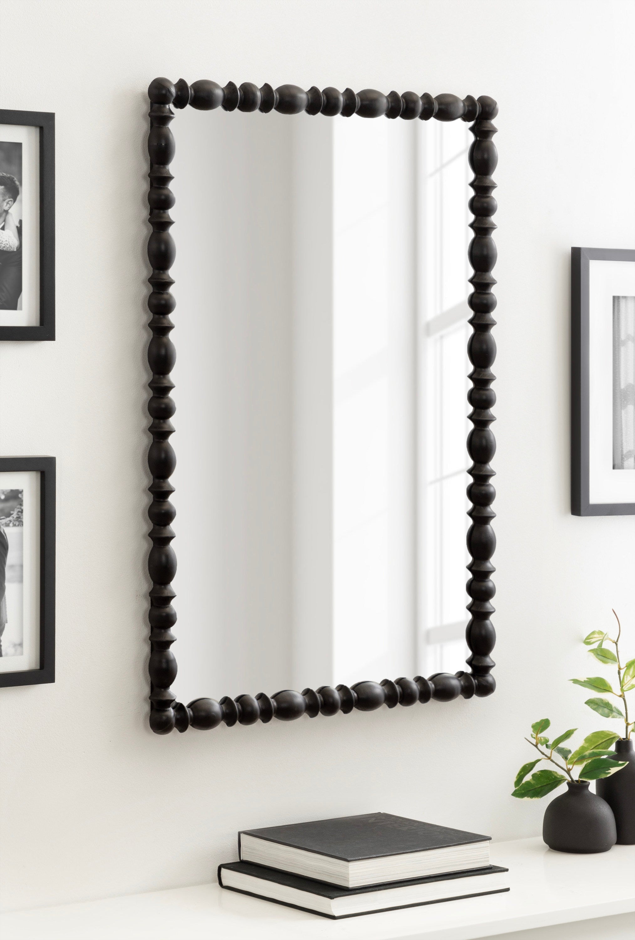 Rectangle Mirror 23x34 Black 6