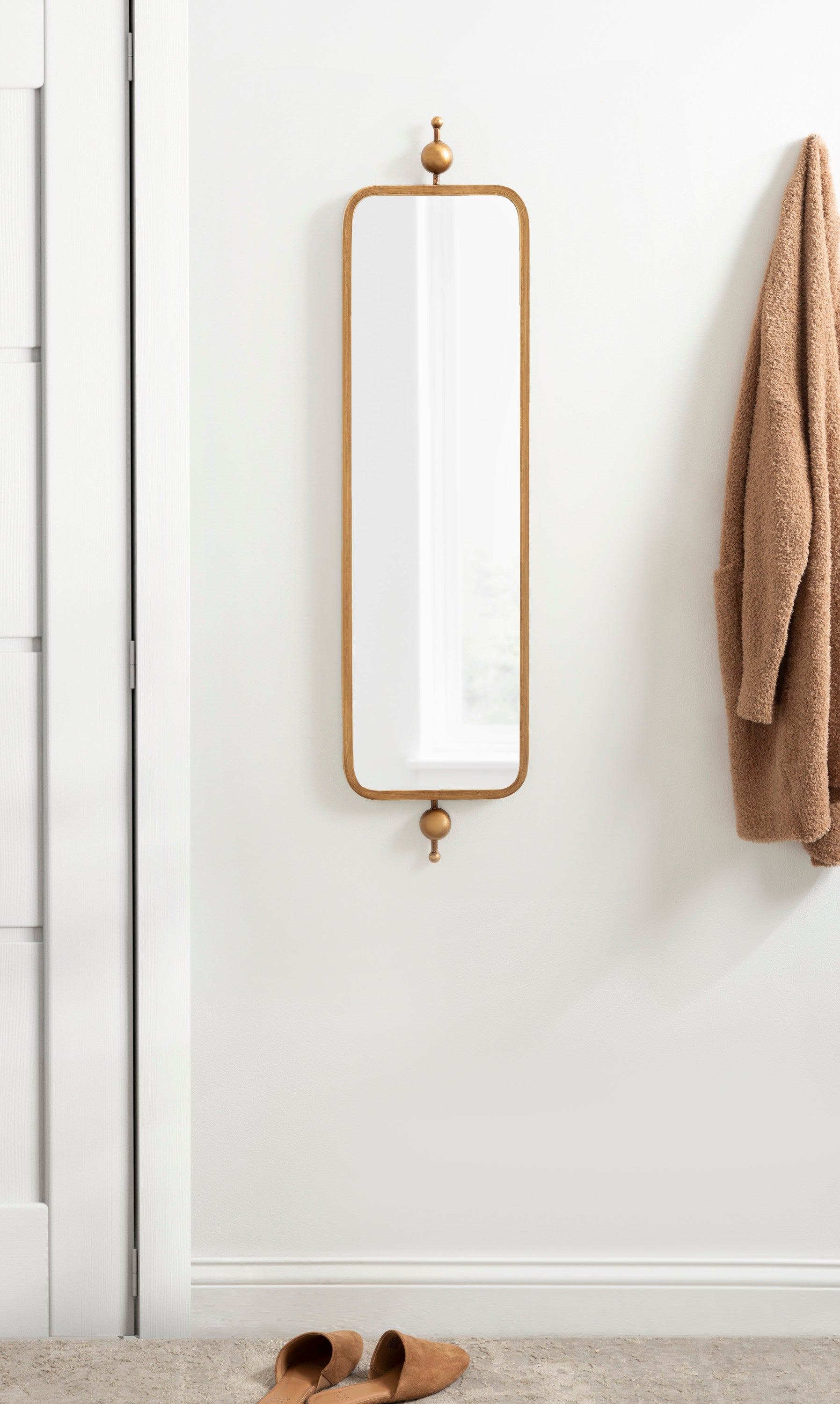 Rectangle Mirror 9x36 Gold 6