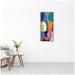 Framed Canvas Sylvie Natural 18x40 5