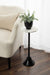 Side Table White Black 10x10x23 6