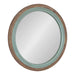 Round Mirror Blue 26" Diameter 1