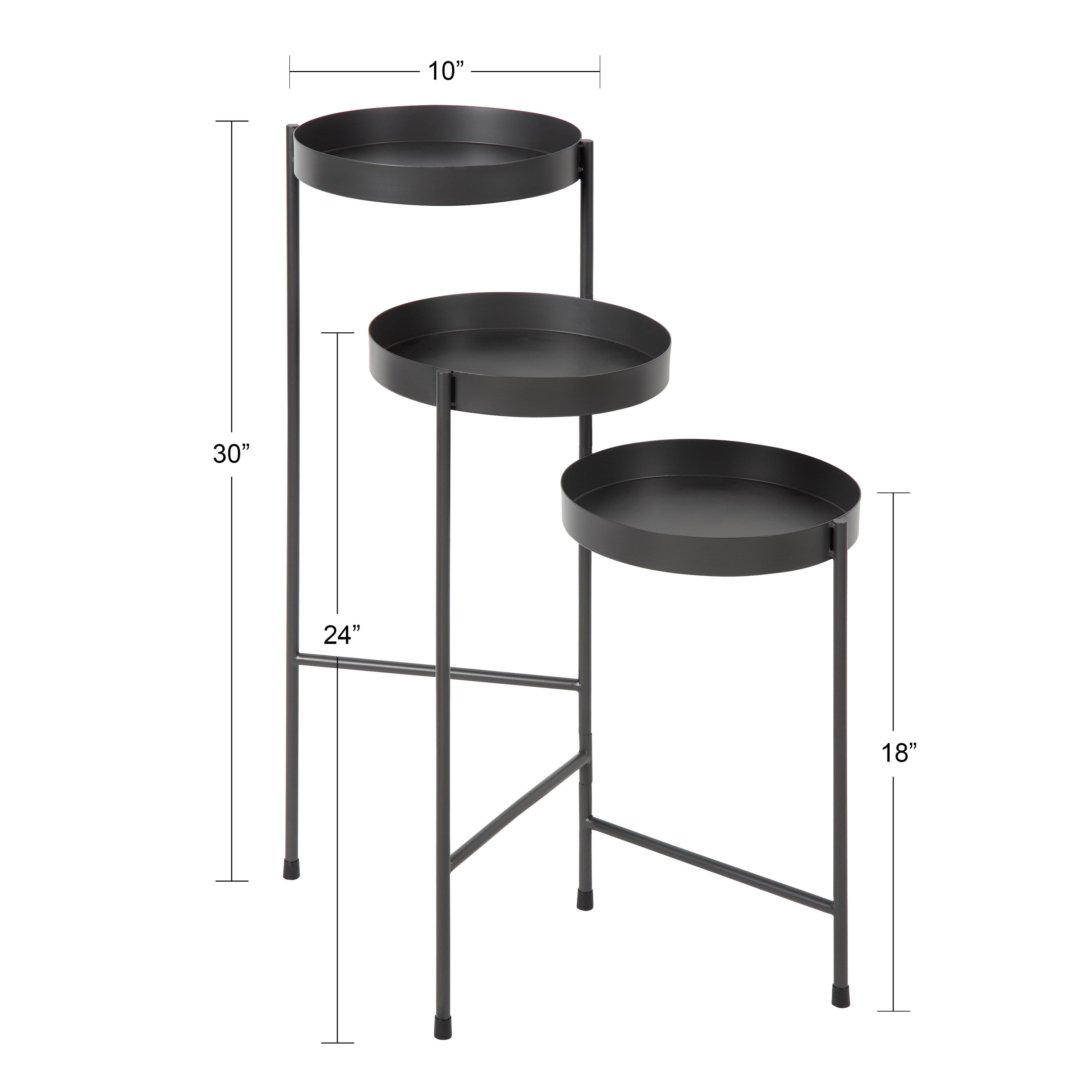 Plant Stand Gray 16x21x30 3
