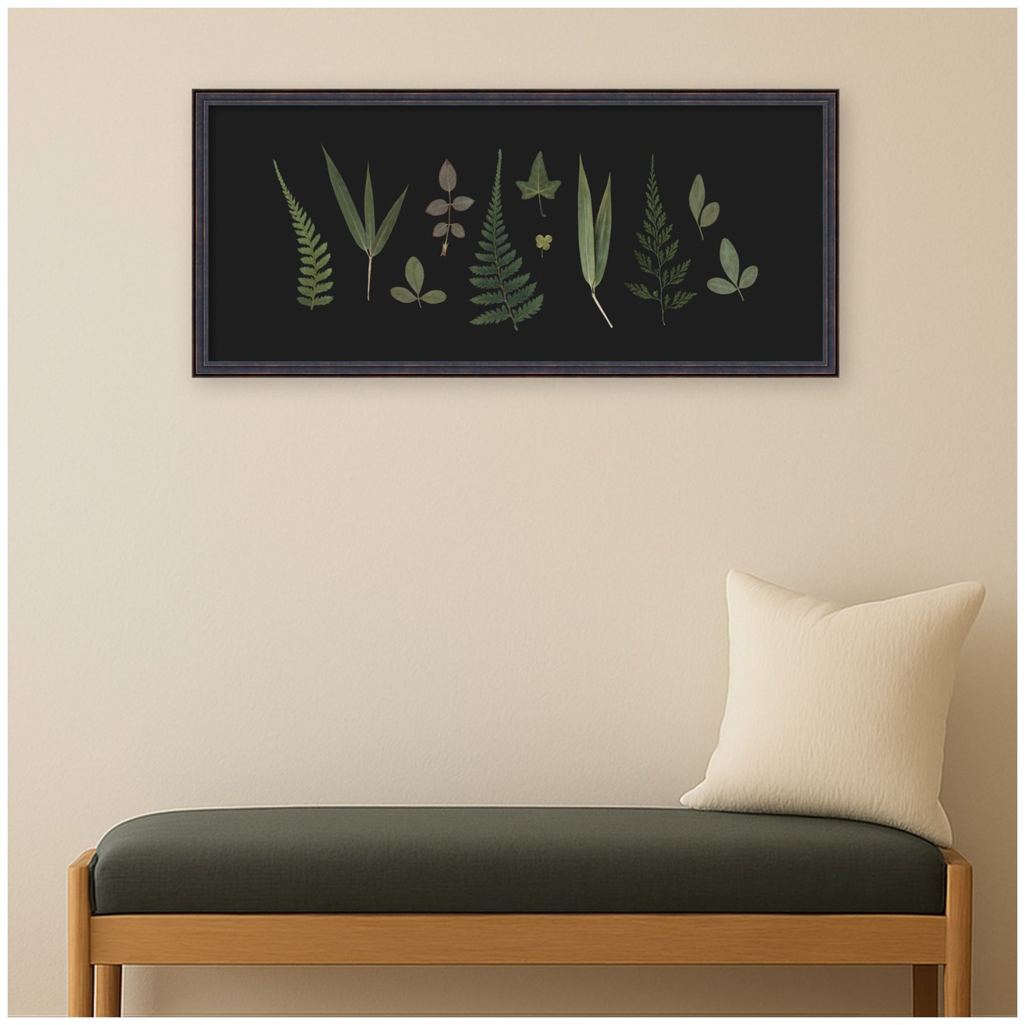 Framed Art 42x19 Dark Bronze Scoop 6