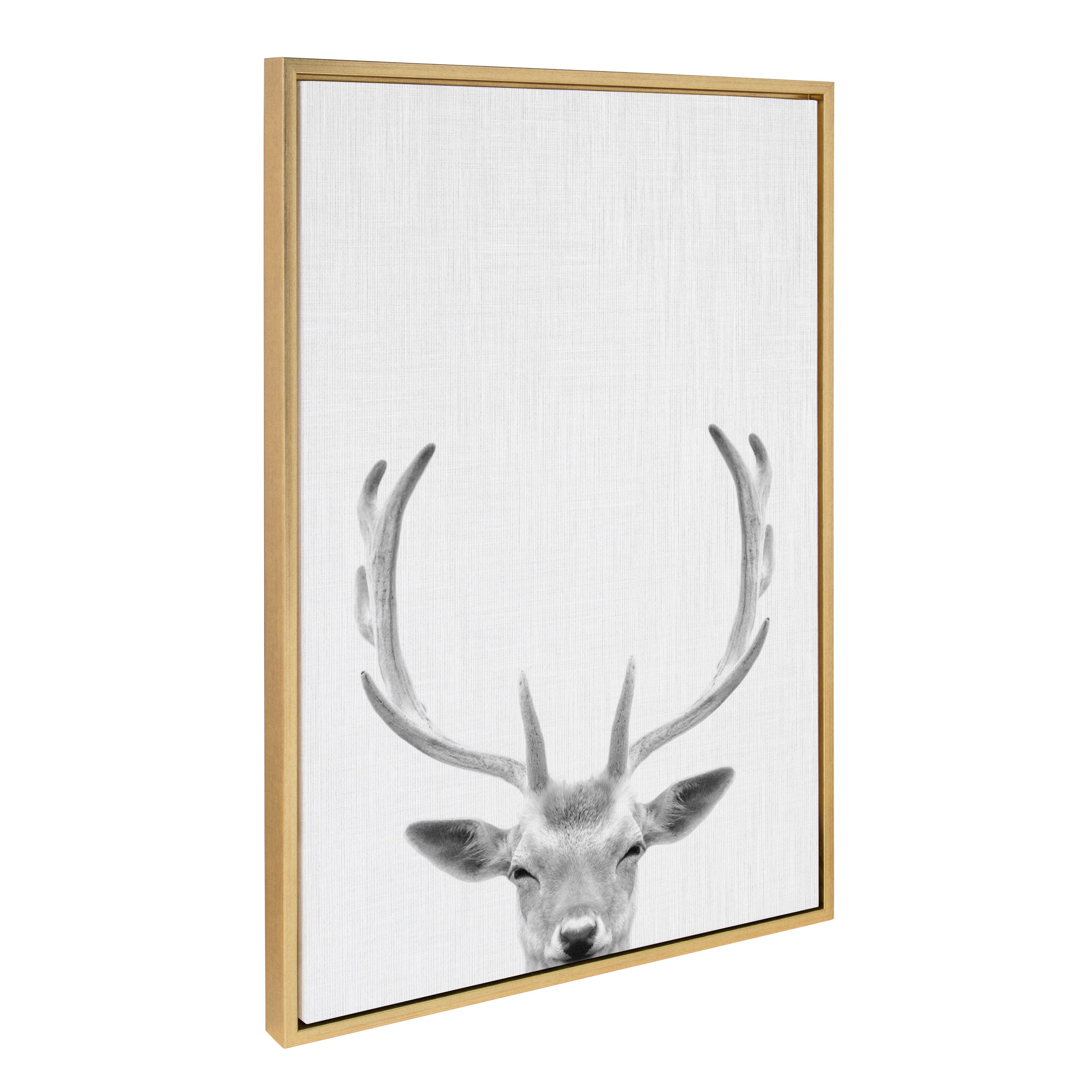 Framed Canvas Sylvie Bright Gold 23x33 1