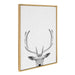 Framed Canvas Sylvie Bright Gold 23x33 1