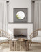 Square Mirror Gray 30x30 6