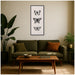 Framed Canvas 18x40 Sylvie Beaded Black 6