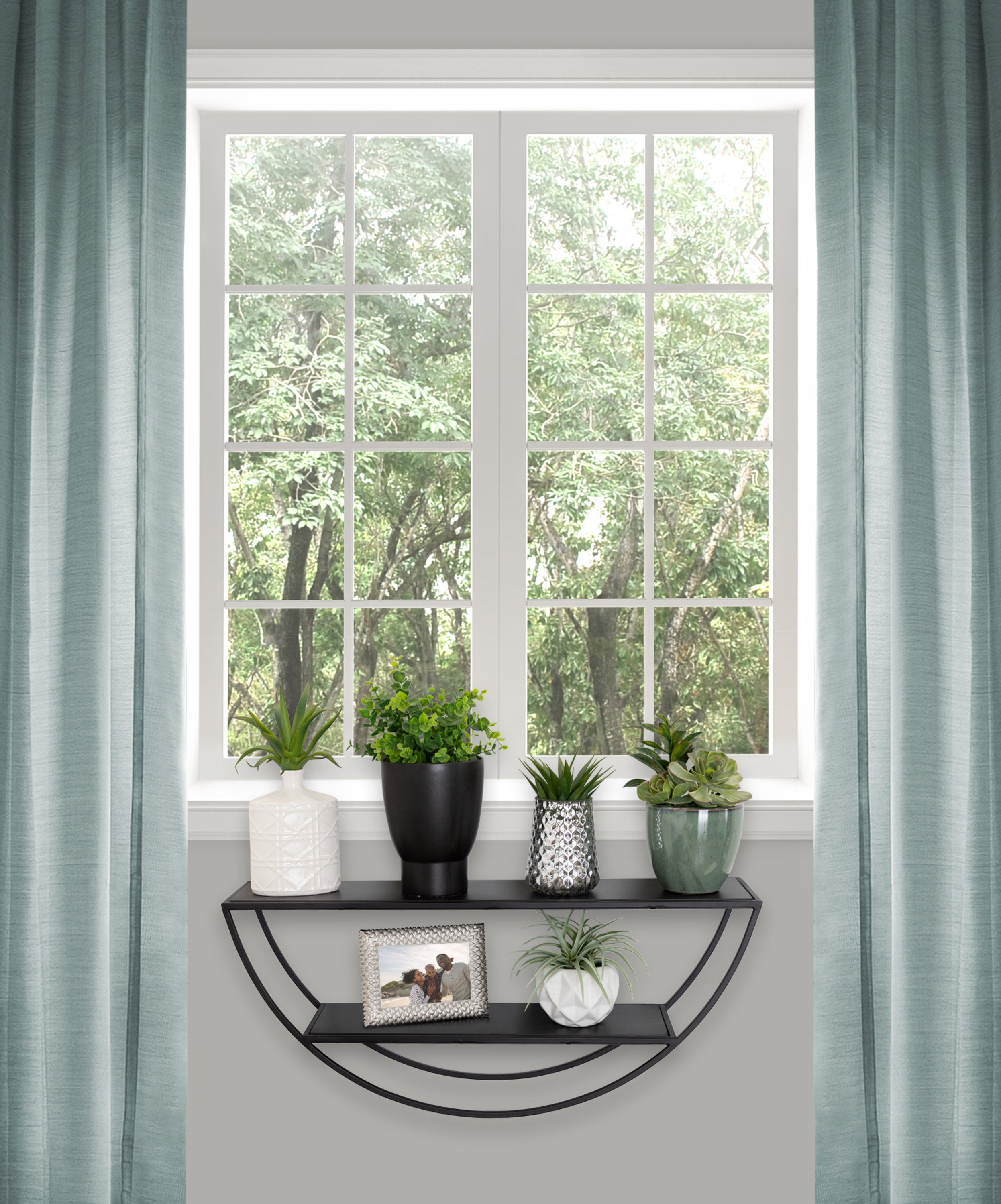 Accent Shelf Black 26x11 6