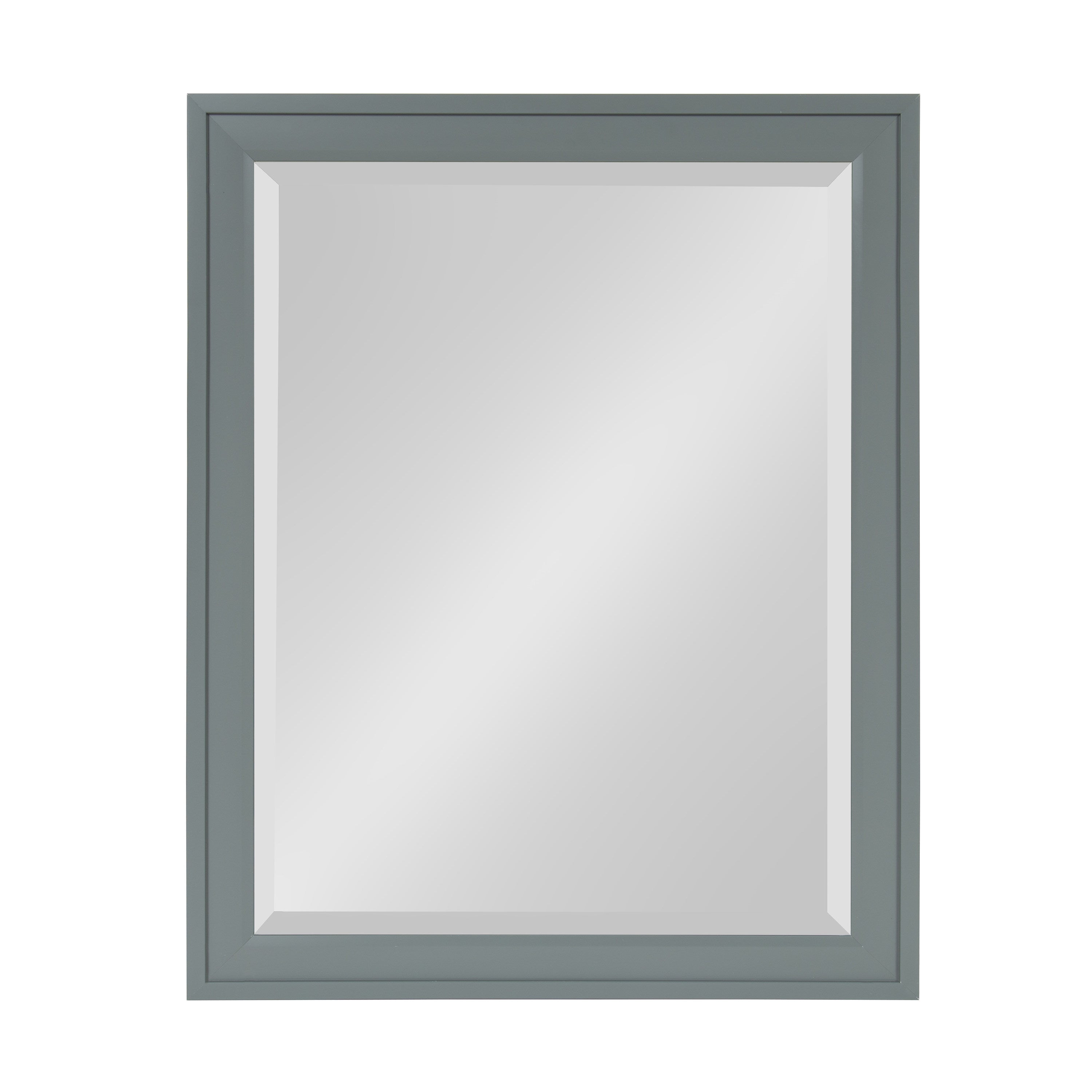 Rectangle Mirror Gray 21.5x27.5 5