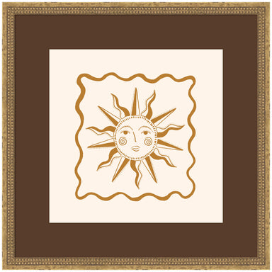 Framed Art 26x26 Castellan Gold 1