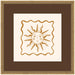 Framed Art 26x26 Castellan Gold 1