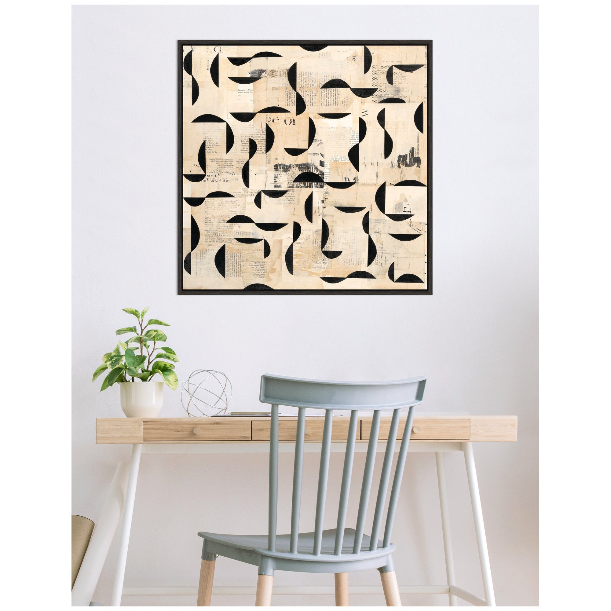 Half Moon Bay FC by Felicia Dadak Framed Canvas Wall Art Print