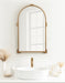 Arch Mirror Gold 22x34 8