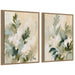 Framed Canvas Sylvie Dark Gold 2 Piece Set 18x24 1