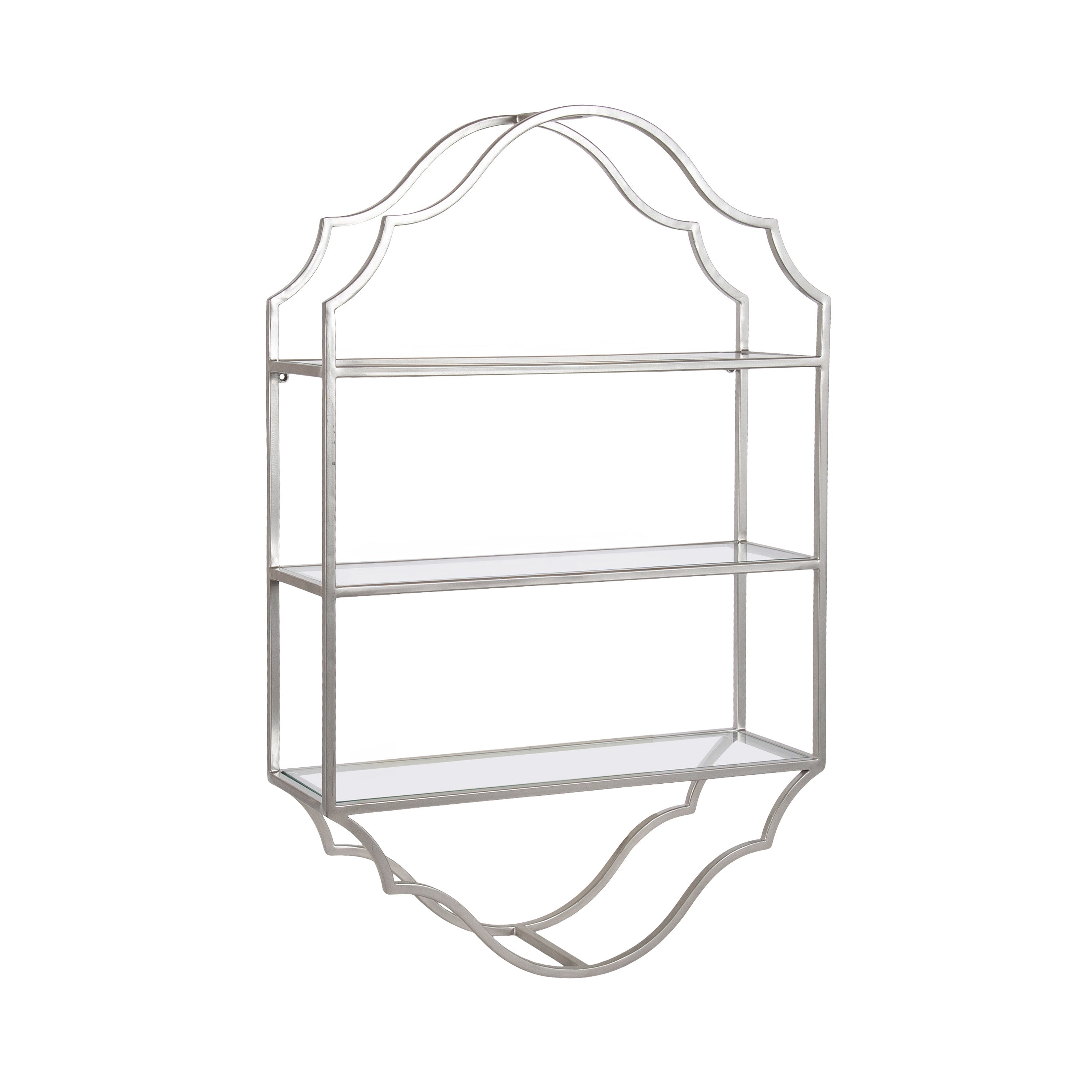 Accent Shelf Silver 20x6x32 1