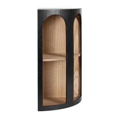 Accent Shelf 16x11x24 Natural Black 1