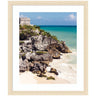 Framed Art Tulum Ruins Mexico Seascape by Stephanie Klatt