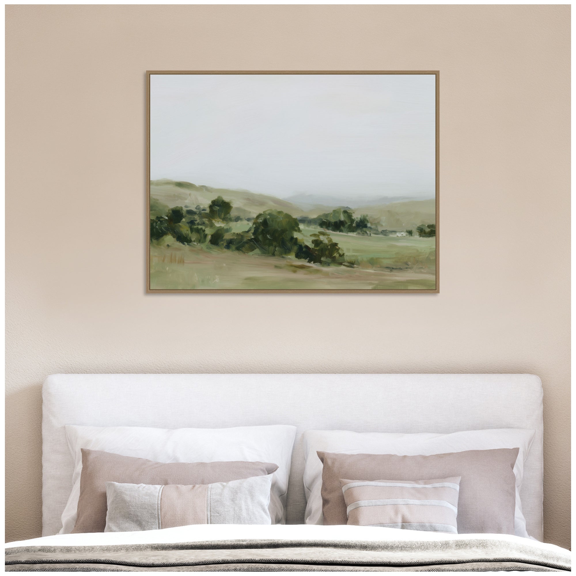 Framed Canvas 42x32 Sylvie Dark Gold 5