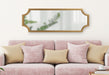 Scallop Mirror Gold 18x48 6