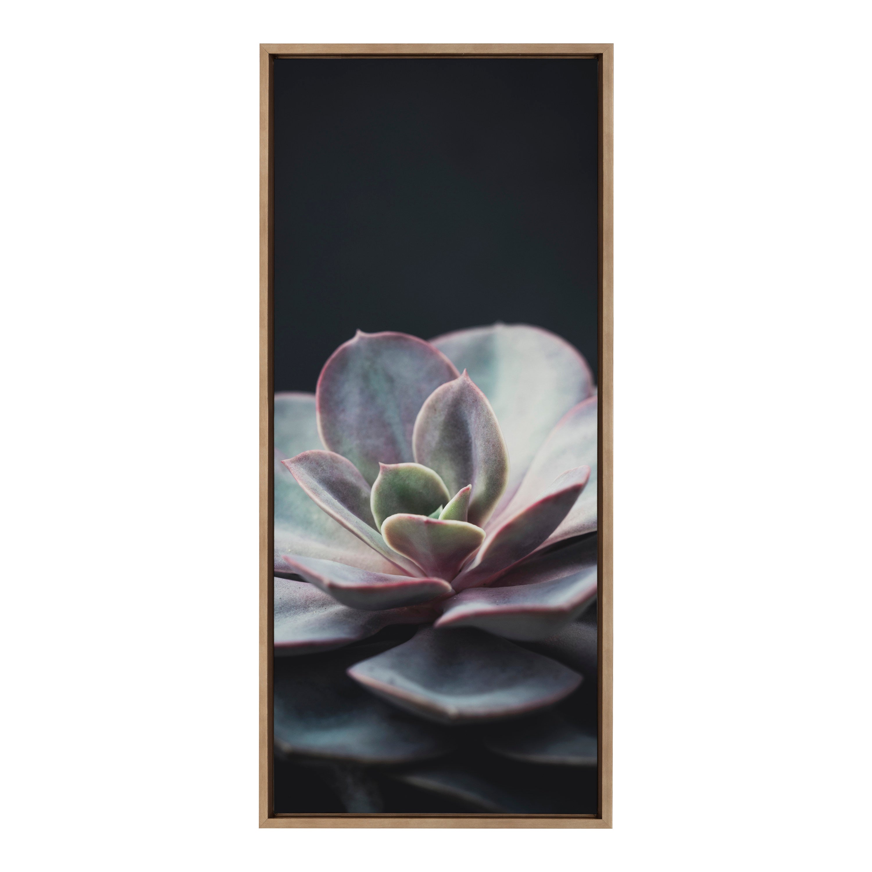 Framed Canvas Sylvie Dark Gold 18x40 1