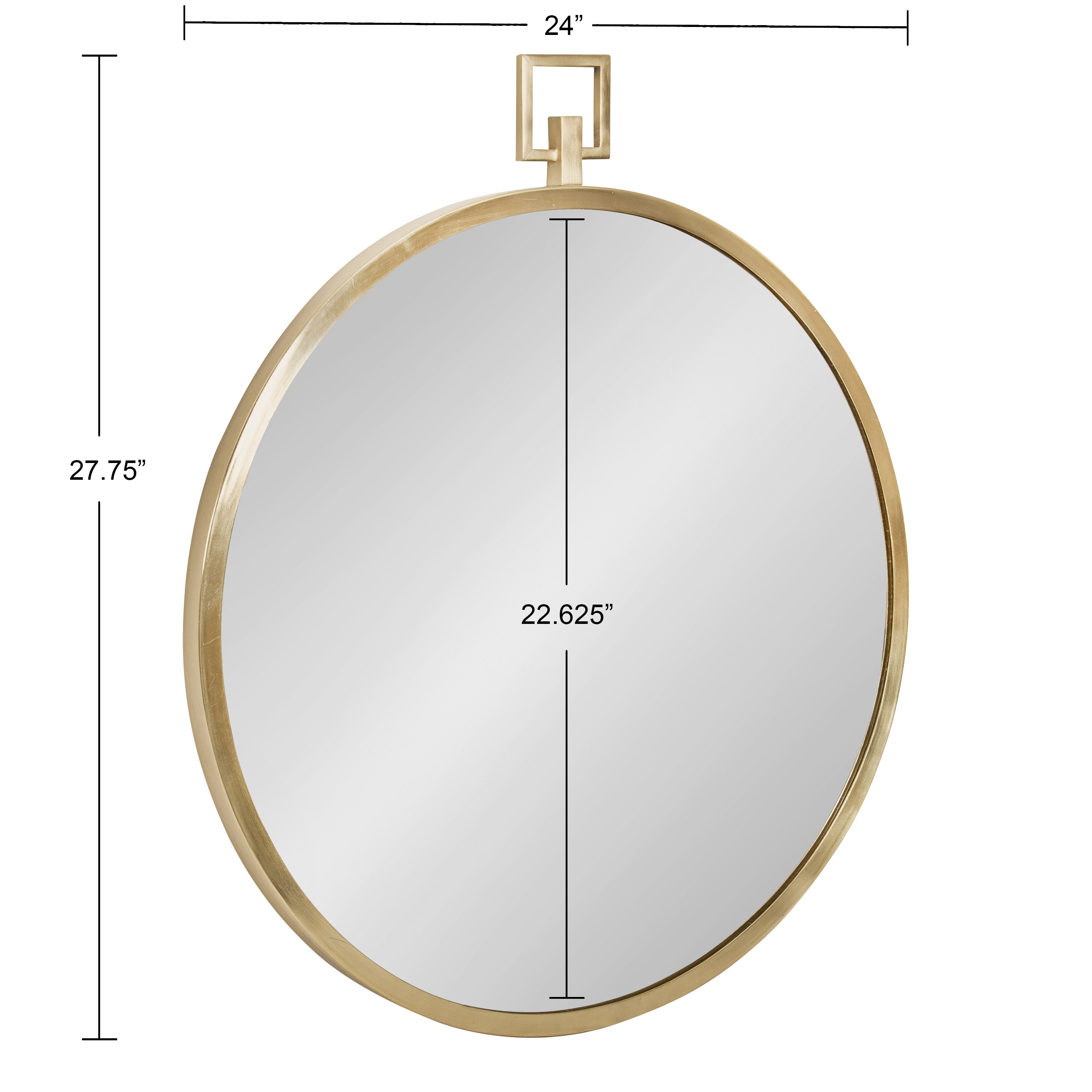 Tabb Round Framed Mirror