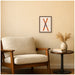 Framed Canvas Sylvie Walnut 10x13 6