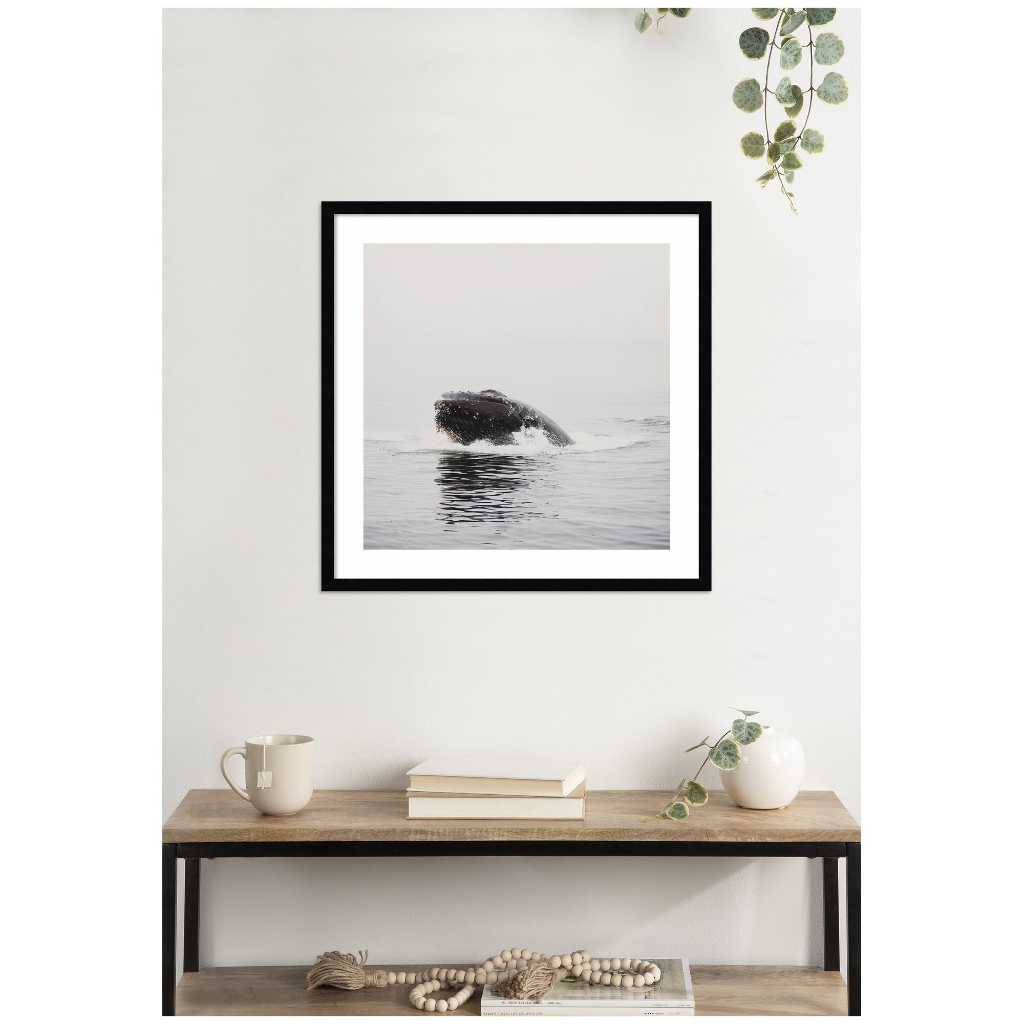 Framed Art Svelte Noir Black 25x25 6