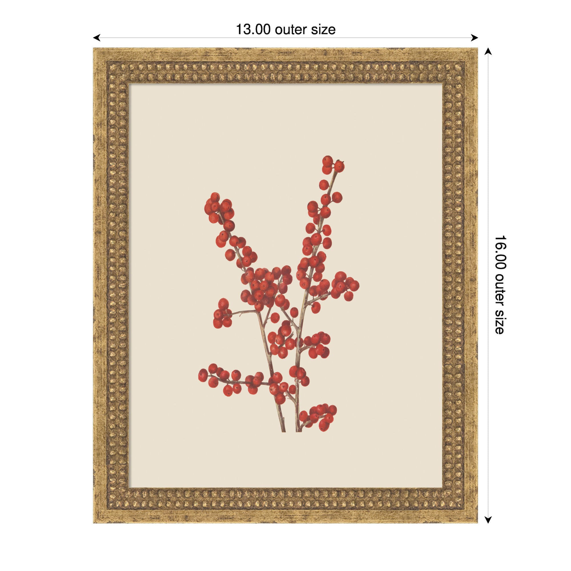 Mounted Canvas Castellan Gold 13x16 2
